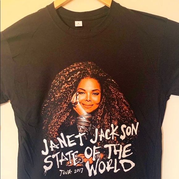 Preloved Tops - Janet Jackson State Of The World Tour 2017